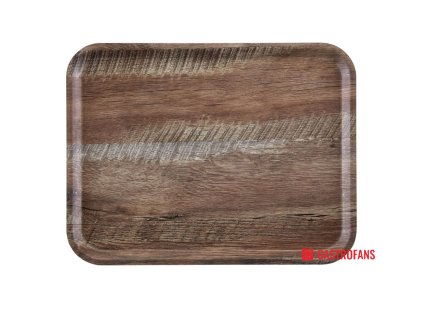 Servírovací tác Capri, Cambro, tmavý dub, Tmavé dřevo, 330x430mm Cambro