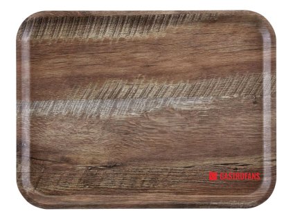 Servírovací tác Capri, Cambro, tmavý dub, Tmavé dřevo, 370x530mm Cambro