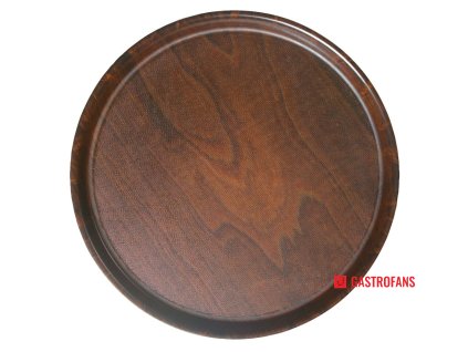 Kulatý servírovací tác z bukového dřeva, protiskluzový, Cambro, O360, Dřevo, o360mm  Cambro