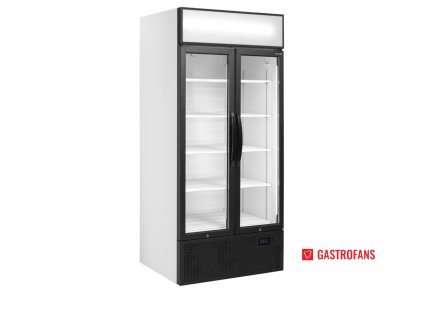 Chladicí skříň | FSC891H | 2 křídlové, prosklené dveře – LED panel TEFCOLD