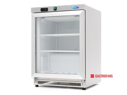 Mraznička | jednodveřová, prosklené dveře – 200 l – statické chlazení  Maxima