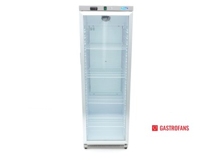 Jednodveřová chladicí skříň Maxima | 400 l | nerez | prosklená Maxima