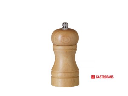 Dřevěný mlýnek na pepř, HENDI, Světlé dřevo, ?50x(H)113mm  Hendi