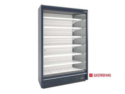 Chladicí vitrína přístěnná | York 135/80/200 | otevřená s noční roletou – 3,4 m2 – bez agregátu  Juka