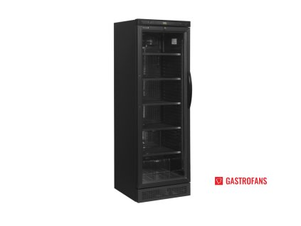Chladící skříň křídlové dveře CEV 425 BLACK L/H, 345 l - černá TEFCOLD