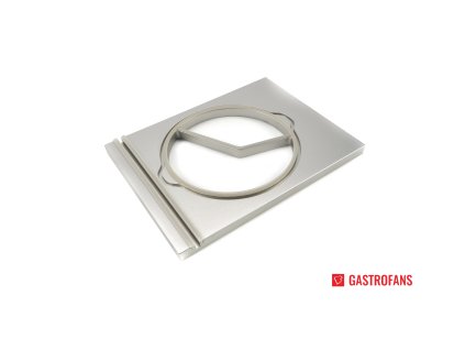 Perleťový kulatý podnos Ø 220 mm - střední - 2 přihrádky  Maxima