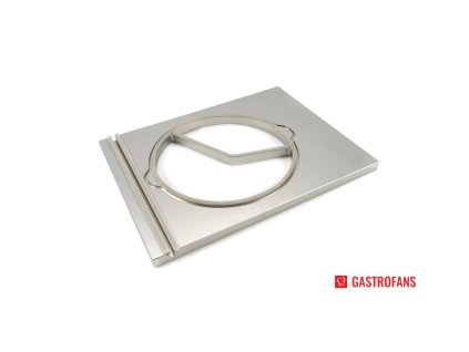 Perleťový kulatý podnos Ø 250 mm - velký - 2 přihrádky  Maxima