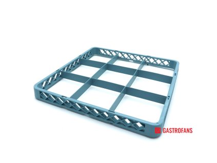 Nástavec na sklo do myčky nádobí - 50 x 50cm - 9 přihrádek  Maxima