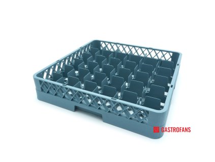 Stojan na skleněné talíře do myčky nádobí - 50 x 50 cm - 36 přihrádek  Maxima