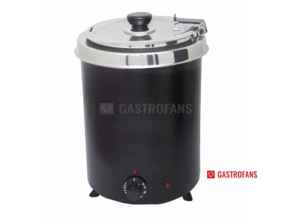 Elektrický kotlík na polévku 5 l – černý ohřívač  OEM