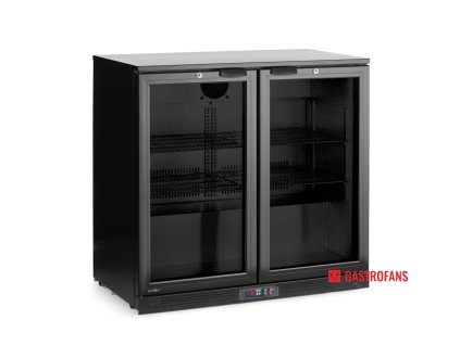 Dvoudveřová chladnička do baru, Arktic, 158L, Černá, 220-240V/160W, 900x530x(H)870mm  Arktic