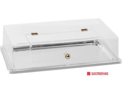 HENDI víko GN 1/1 s otevíratelnou klapkou – průhledné