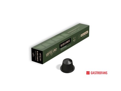 black white 10ks nespresso kapsle