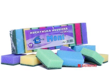 Kuchyňská houbička malá 10 ks  Moni