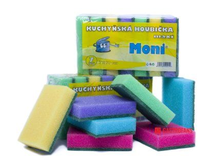 Kuchyňská houbička Maxi 7 ks  Moni