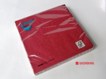 Ubrousky Moonlight Standard Moni 20 ks - bordó  Moni