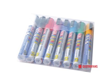 46654 sada 8 posterman 15mm kridovych popisovacu do kazdeho pocasi ruzne barvy