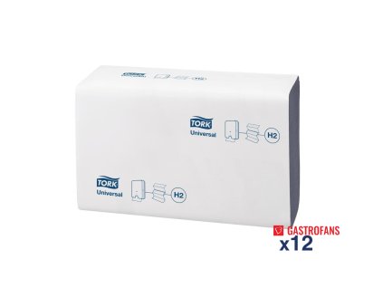 46963 tork rucniky slozene do tvaru z 1vrstve 250 listu 12 baleni v krabici