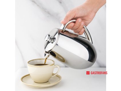 46972 olympia izolovany french press s lesklou povrchovou upravou na 6 salku