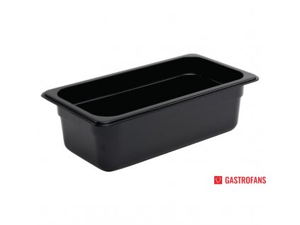 47590 vogue cerna gn gastronadoba 1 3 polykarbonatova 150mm