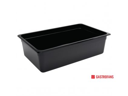 47611 vogue cerna gn gastronadoba 1 1 polykarbonatova 200mm