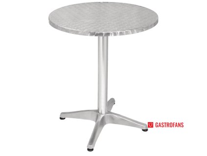 Bolero kulatý bistro stůl nerezový 600mm Bolero
