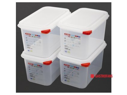 Araven GN gastronádoba 1/4 na potraviny 4,3l 4 ks Araven