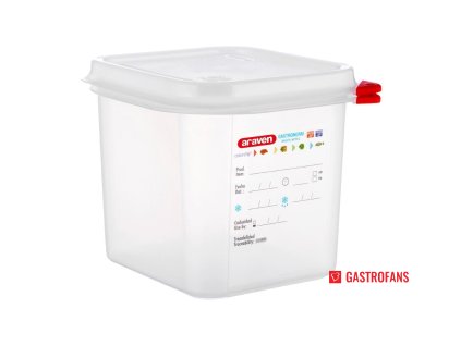 Araven GN gastronádoba 1/6 na potraviny 2,6l 4 ks Araven