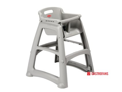 49183 rubbermaid vysoka zidle robustni stohovatelna platinova