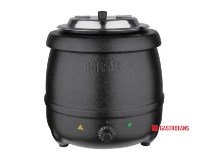 Buffalo černý kotlík na polévku 10 l – elektrický kotlík  Buffalo