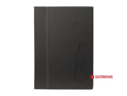 Securit moderní desky na vinný list A4 černé Securit