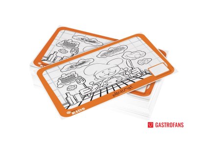 Dětská vybarvovací stolní podložka 200 ks Dining Kids