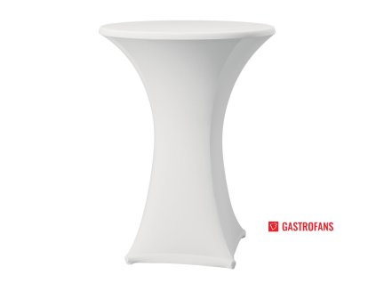 Elastický potah na koktejlové stoly bílá Non Branded