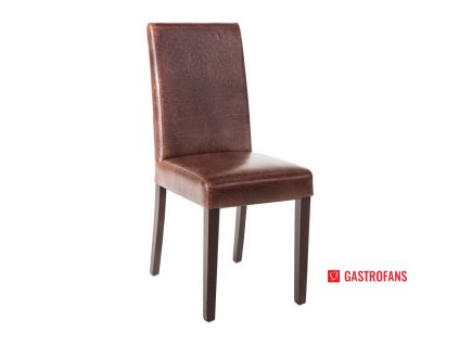 Bolero jídelní židle z umělé kůže antická hnědá (sada 2ks) Bolero