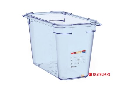 Araven GN gastronádoba na skladování potravin 1/3 modrá 200mm z ABS plastu Araven