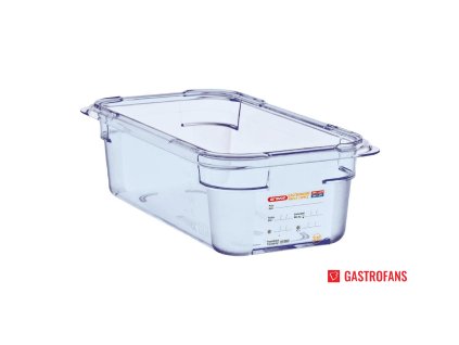 Araven gastronádoba na skladování potravin GN 1/3 modrá 100mm z ABS plastu Araven