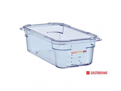 52978 araven gastronadoba na skladovani potravin gn 1 3 modra 100mm z abs plastu