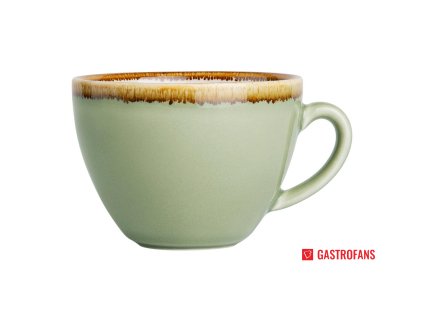 Olympia šálek na cappuccino Kiln v barvě mechu 230ml 6 ks Olympia