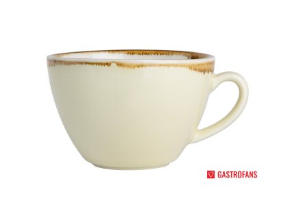 Olympia šálek na cappuccino Kiln v barvě pískovce 340ml 6 ks Olympia