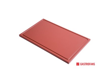 53413 gastro m krajeci prkenko s drazkou z hdpe gn1 1 hnede 15mm