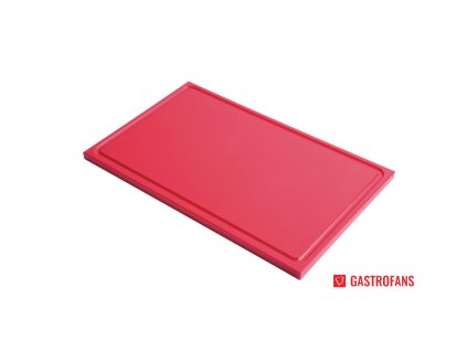 53440 gastro m krajeci prkenko s drazkou z hdpe gn1 2 cervene 15mm