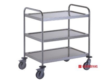 54604 tournus vozik servirovaci se 3 podnosy 800 530mm