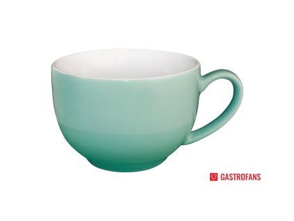 Olympia šálky na cappuccino Cafe akvamarínové 340ml 12 ks Olympia