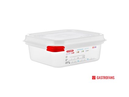 Araven GN gastronádoby 1/6 na potraviny 1,1l s víkem 4 ks Araven