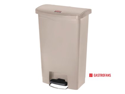 54934 rubbermaid odpadkovy kos slim jim naslapny zepredu bezovy 50l