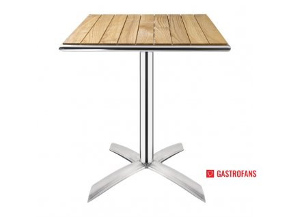 54967 bolero ctvercovy bistro stul 600mm se sklopnou deskou z jasanoveho dreva