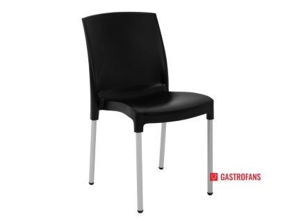 55183 bolero stohovatelne bistro zidle cerne sada 4ks