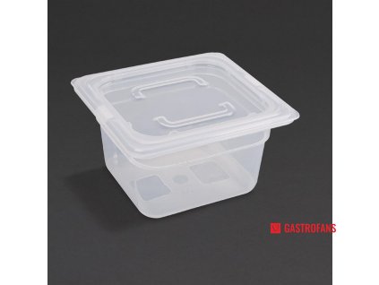 55261 vogue gn gastronadoba 1 6 polypropylenova s vikem 150mm