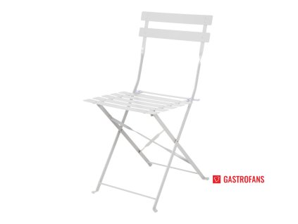 Bolero skládací židle v pouličním stylu ocelové šedé (sada 2ks) Bolero