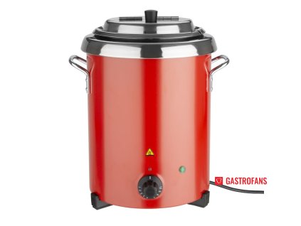 Buffalo červený kotlík na polévku 5,7 l – s držadly  Buffalo